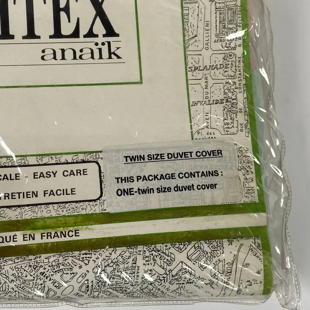 Frenchtex Designed By Anaïk Paris Duvet Cover Twin Size Floral Pastel Vintage